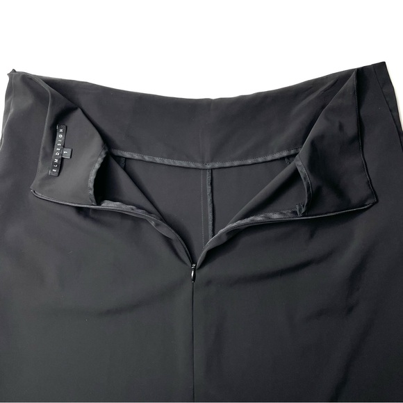Elm Design Black Midi Skirt Tulip Hem Draped Gathered Pencil, Size 1 (Small) - Picture 10 of 12